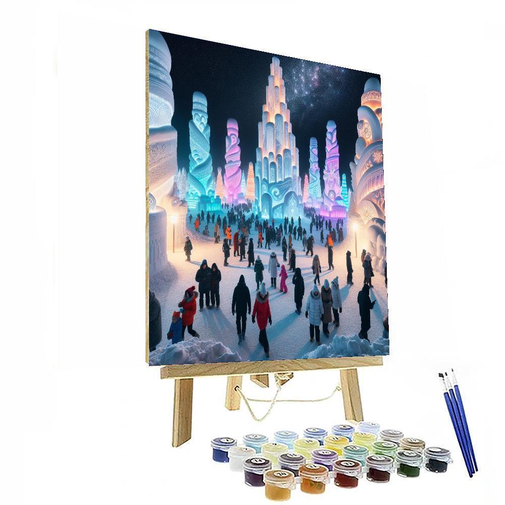 Hokkaido Snow Festival - Sapporo, Japan Numbered Painting Kits