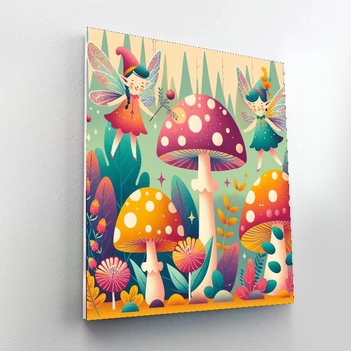 Pixie Parade Number Painting