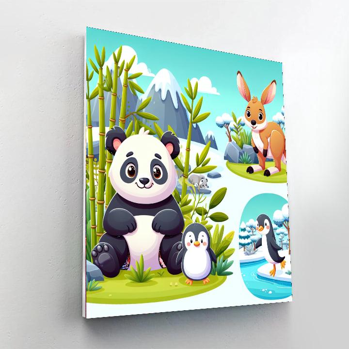 Cute Creatures Of The World Paint By Number