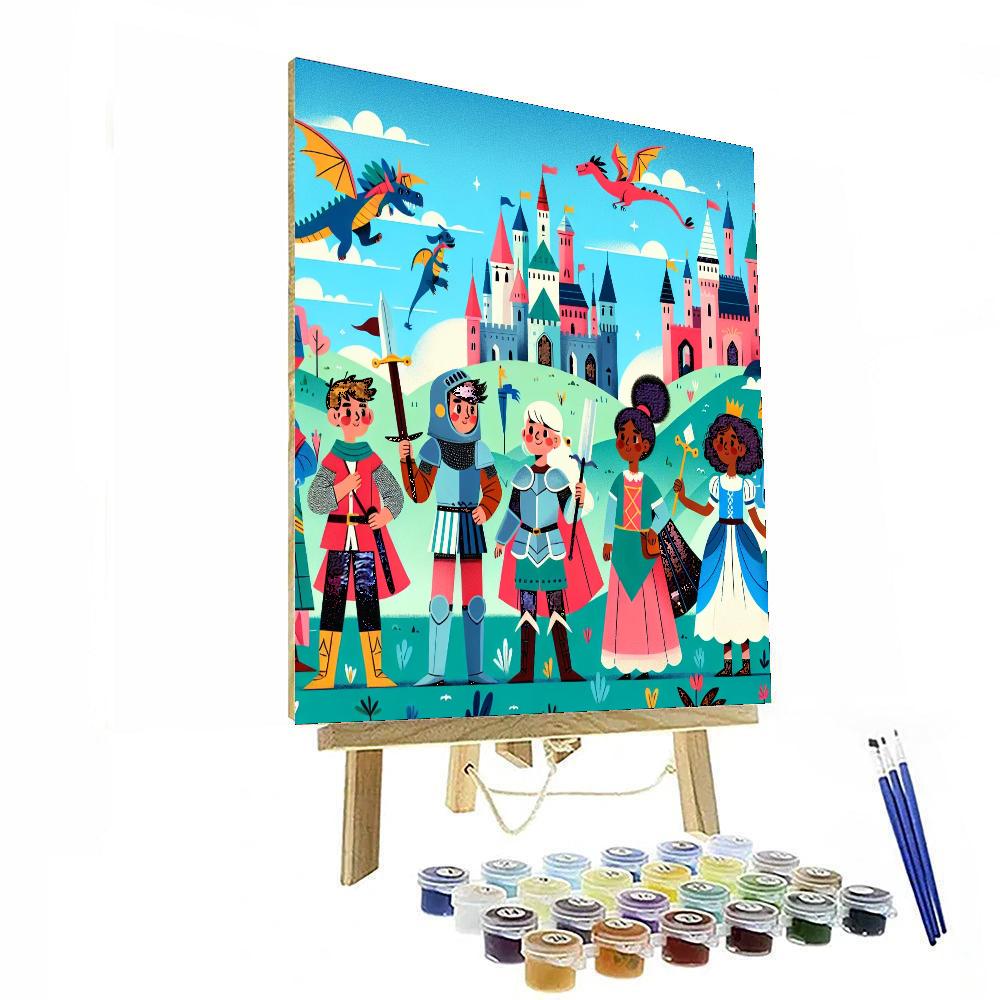 Kingdom Of Adventure DIY Paint By Numbers