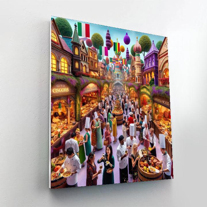 Epcot International Food And Wine Festival - Usa Paint By Numbers Art