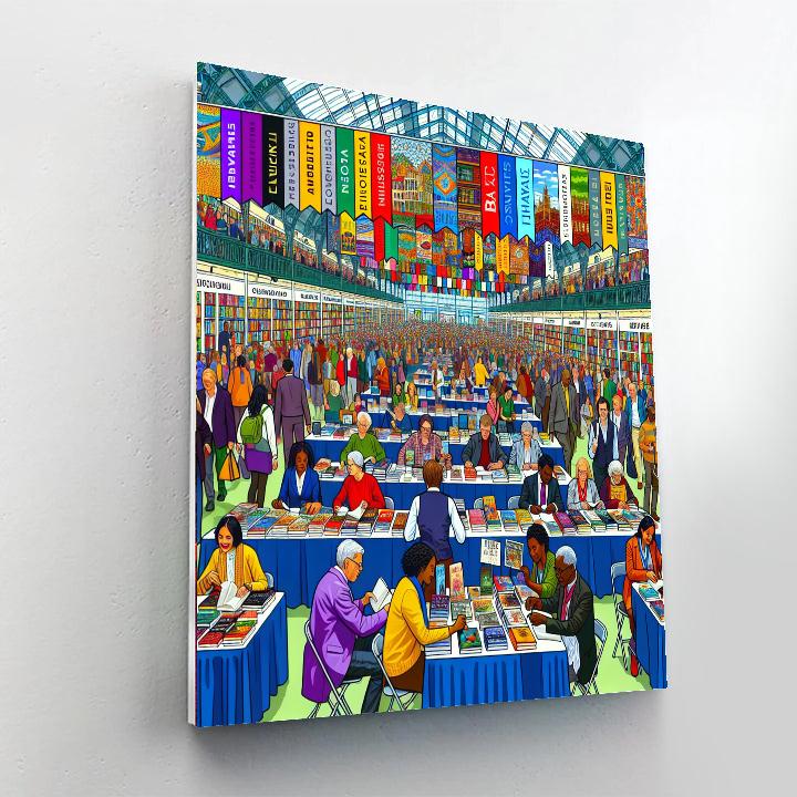 International Book Fair - Mexico Paint By Color