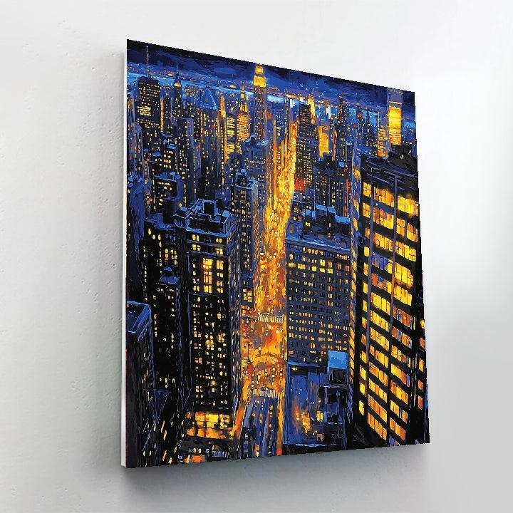 Edward Hopper Inspired The Urban Spirit  Paint By Numbers