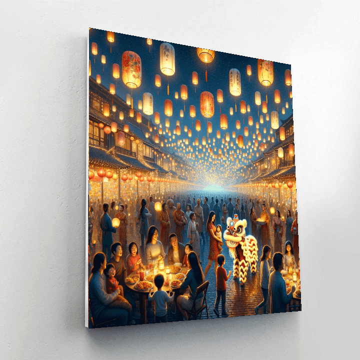 The Lantern Festival - China Numbered Painting Kits
