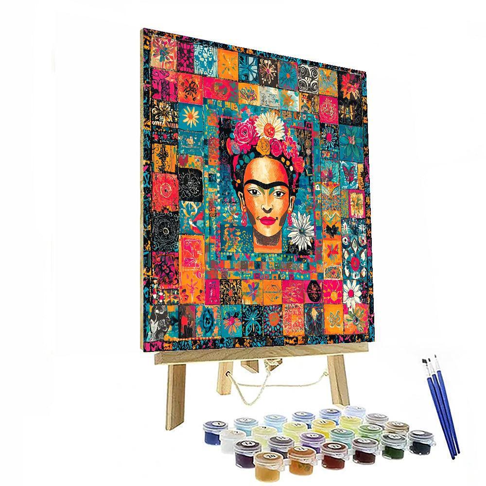 Frida Kahlo Inspired Vivid Heritage  Painting By Numbers Kit