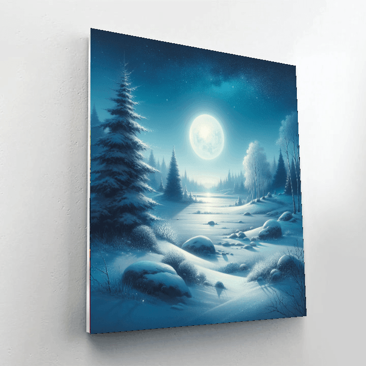 Winter Solstice Glow Painting By Numbers Kit