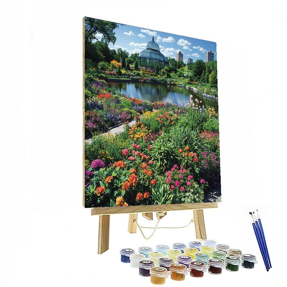 Lalbagh Botanical Garden Paint By Color