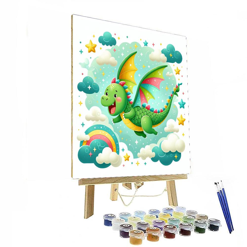 Energetic Dragon Painting By Numbers Kit