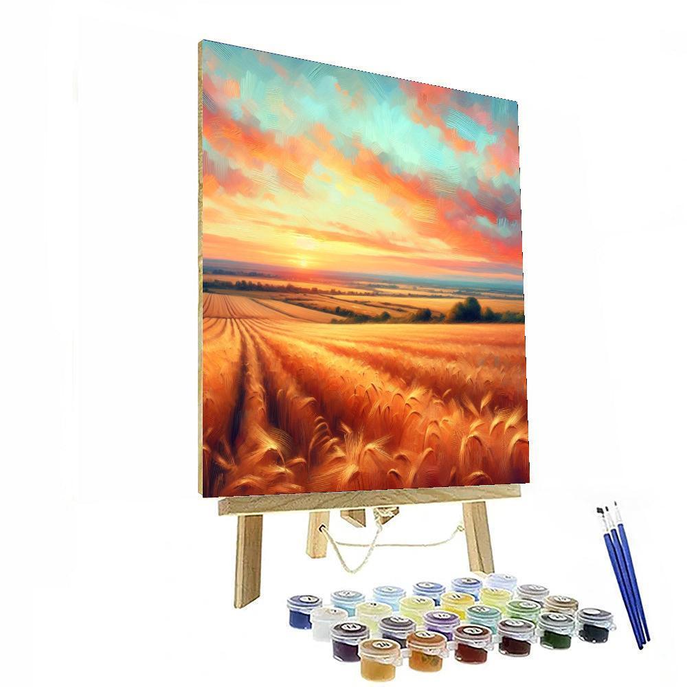 Amber Waves Serenity DIY Paint By Numbers