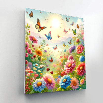 Rainbow Garden Friends Paint By Color