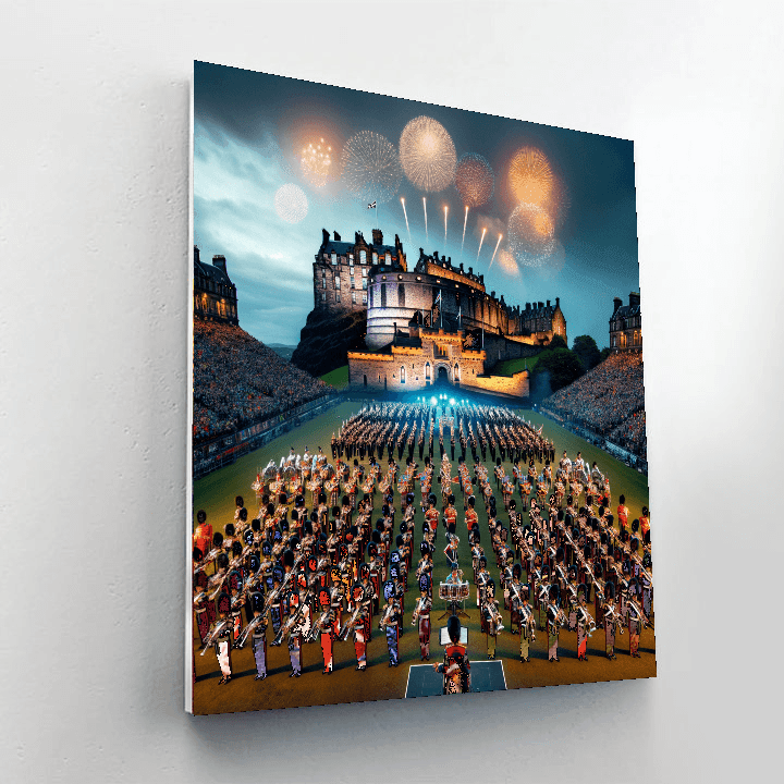 Edinburgh Tattoo - Scotland DIY Paint By Numbers