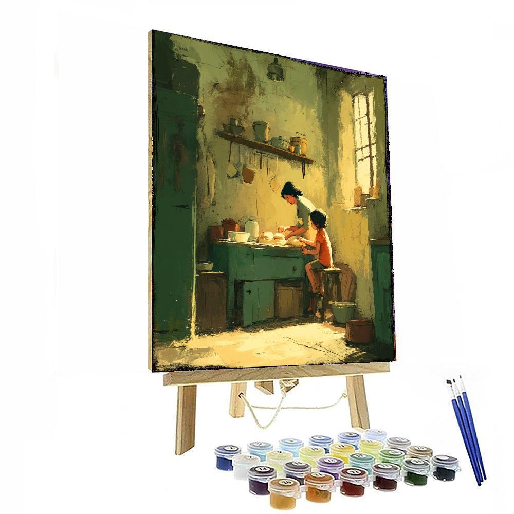 The Comforting Kitchen Paint By Numbers Art