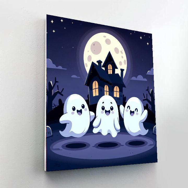 Giggly Ghosts Numbered Painting Kits