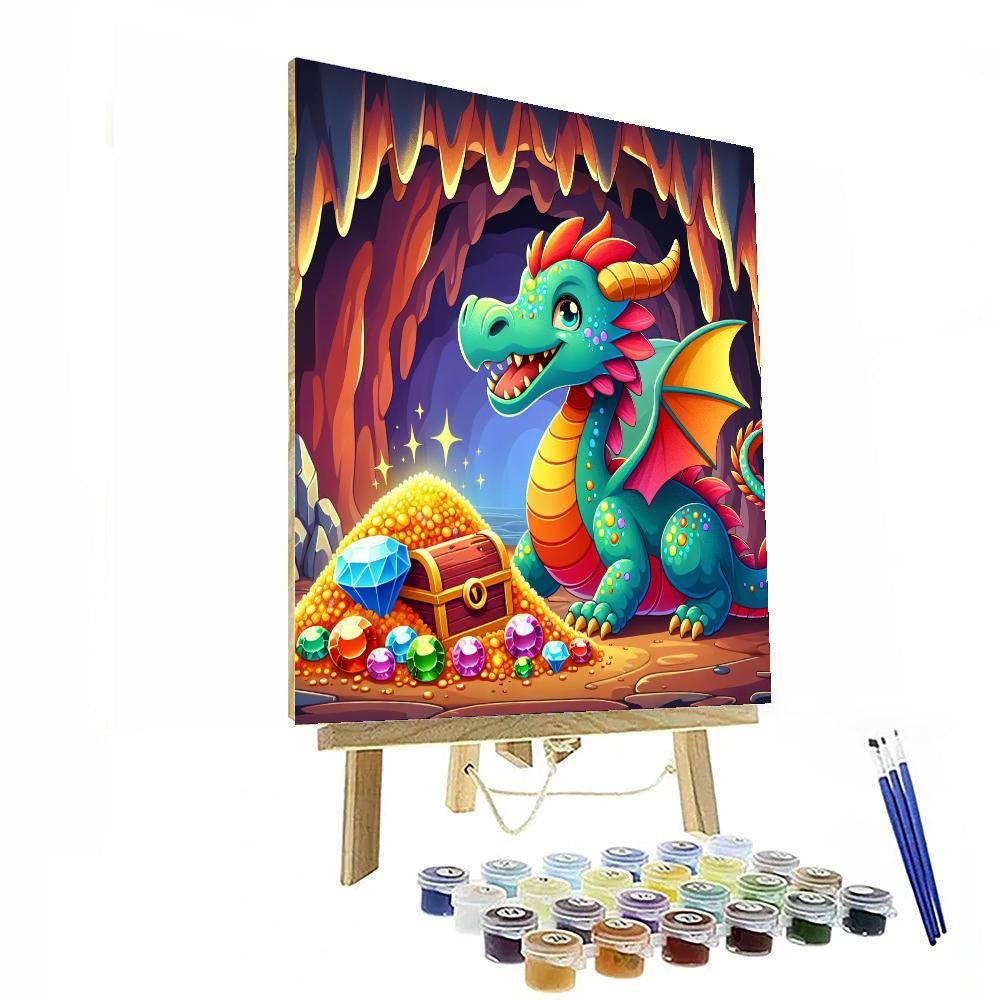 Mystical Dragon's Cave Painting By Numbers Kit