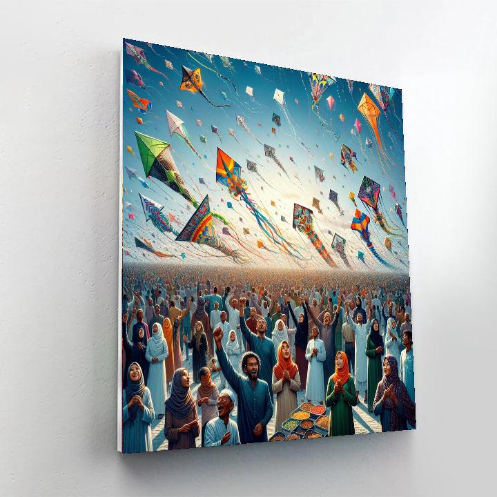 The International Kite Festival - Ahmedabad Paint By Numbers Kits