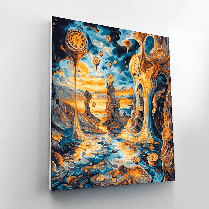 Salvador Dali Inspired Surreal Sunshine  Paint By Numbers