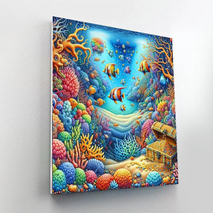 Undersea Fantasy Adventure Numbered Painting Kits
