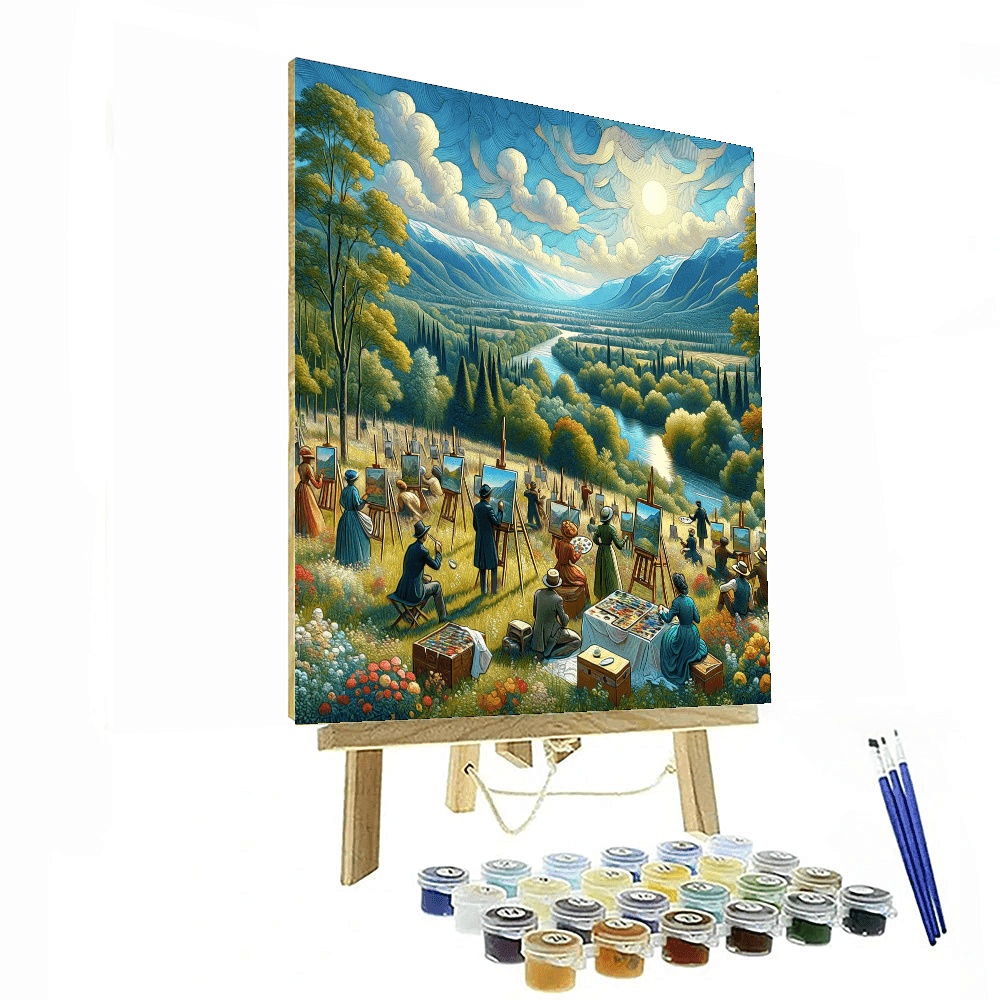 Plein Air Festival DIY Paint By Numbers