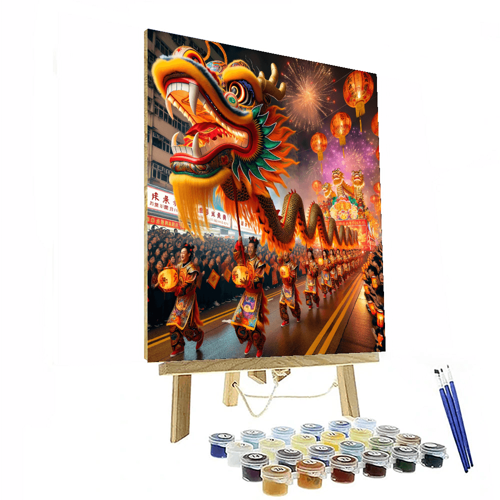 Chinese New Year Parade - Hong Kong Paint By Numbers Kits