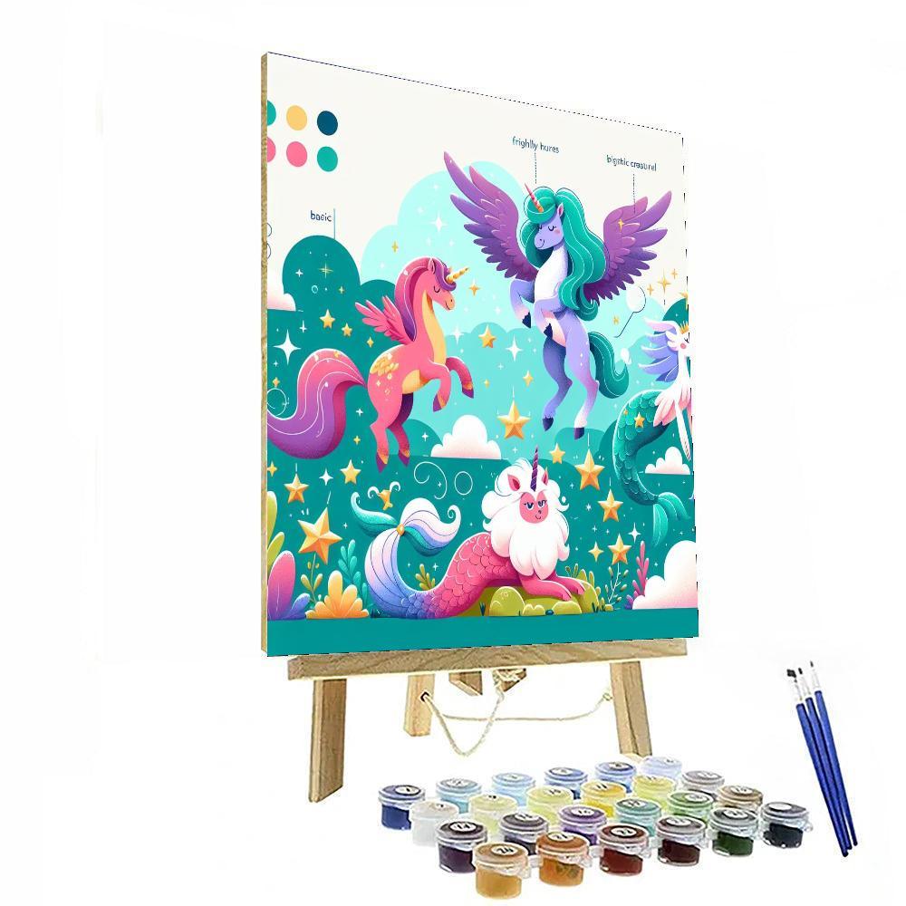 Fantastic Mythical Creatures Paint By Numbers Art