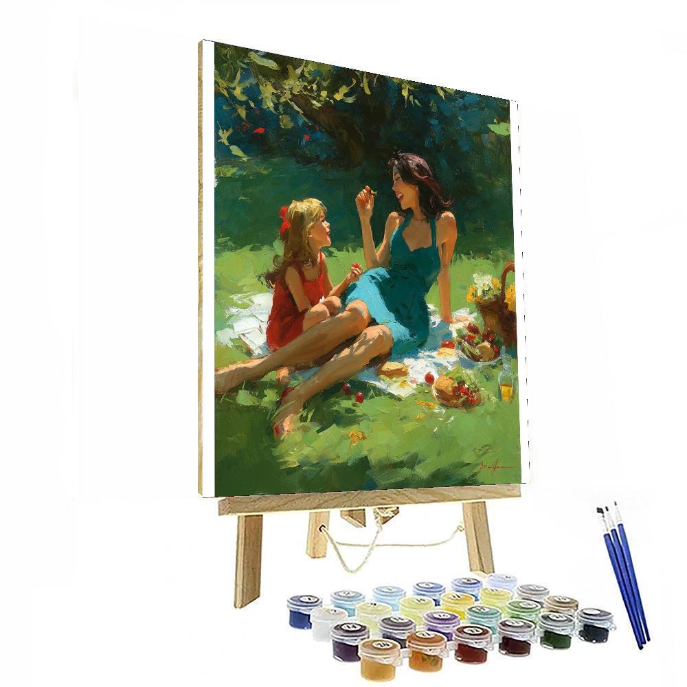 An Afternoon In The Park Paint By Numbers
