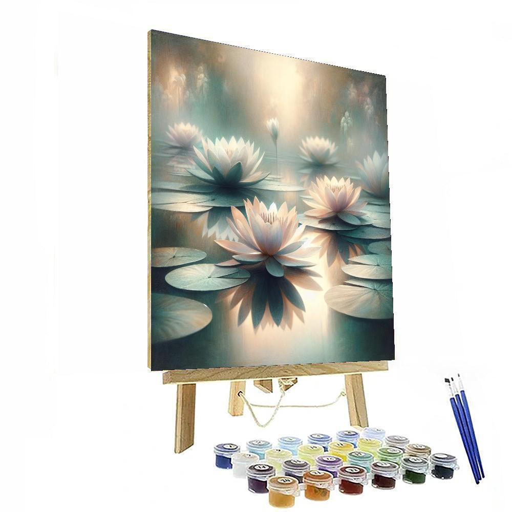 Serenity Water Lilies - DIY Painting By Numbers Kit – Artistry Rack