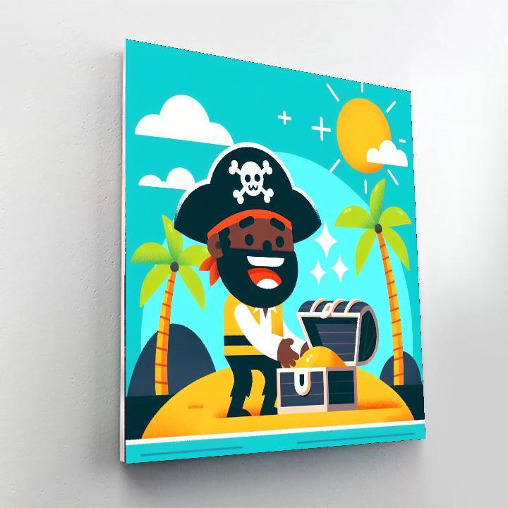 Tropical Island Treasure Paint By Numbers Kits