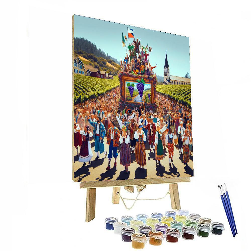 Grape Festival Painting Number Kit