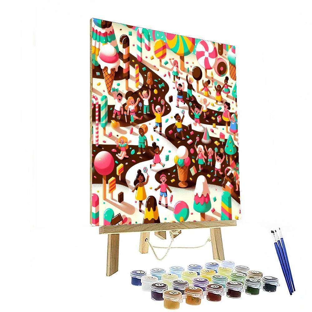 Colorful Candy Festival Numbered Painting Kits