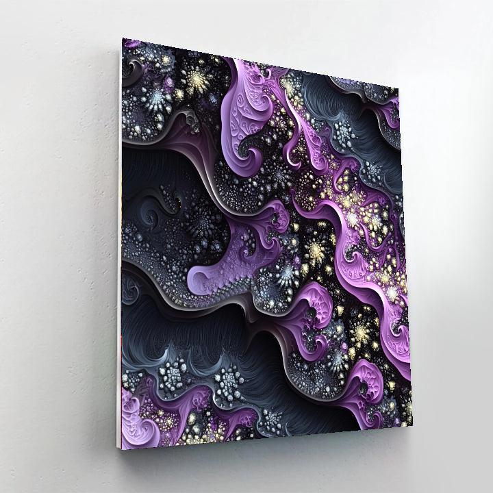 Caravaggio Inspired Fractal Echoes  Painting Number Kit