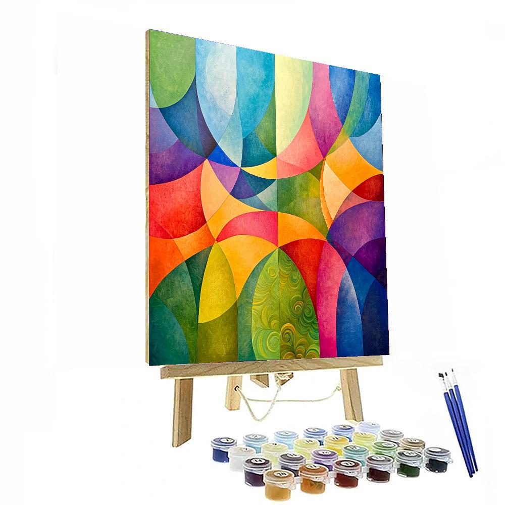 Paul Klee Inspired Rhythmic Patterns Of Nature  Paint By Numbers Kits