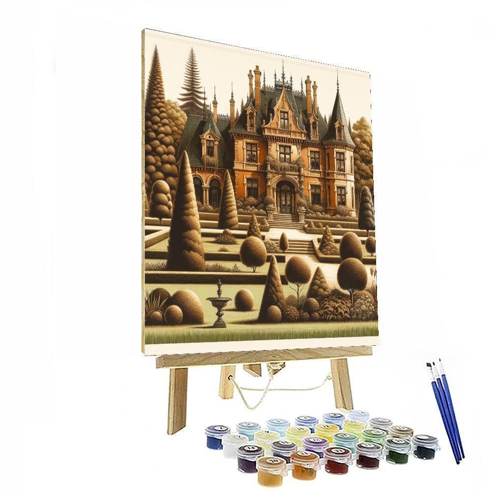 Grand Chateau Retreat Paint By Numbers Art