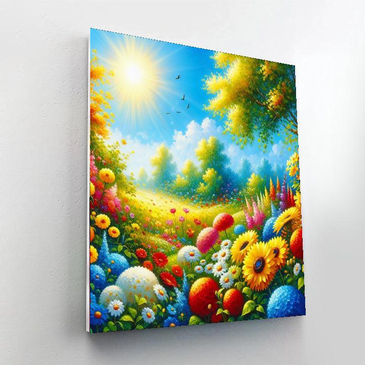 Vibrant Summer Fields Paint By Numbers Kits