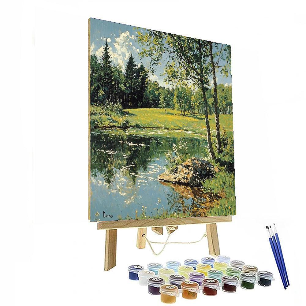 Edgar Degas Inspired Subtle Nature's Touch  Painting Number Kit