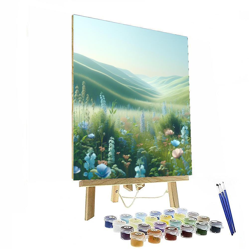 Whispering Meadow Serenity Paint By Numbers Art
