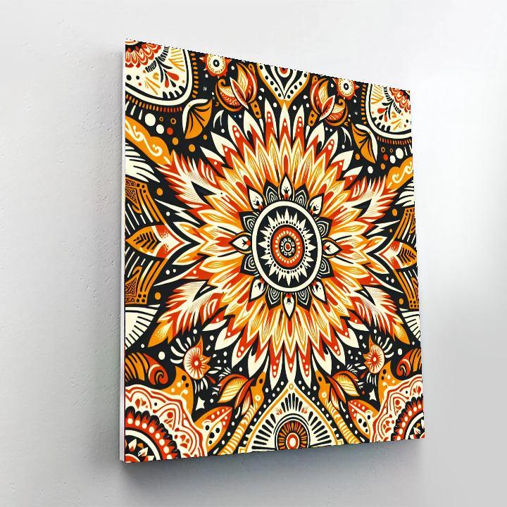 Bohemian Sunburst Paint By Numbers