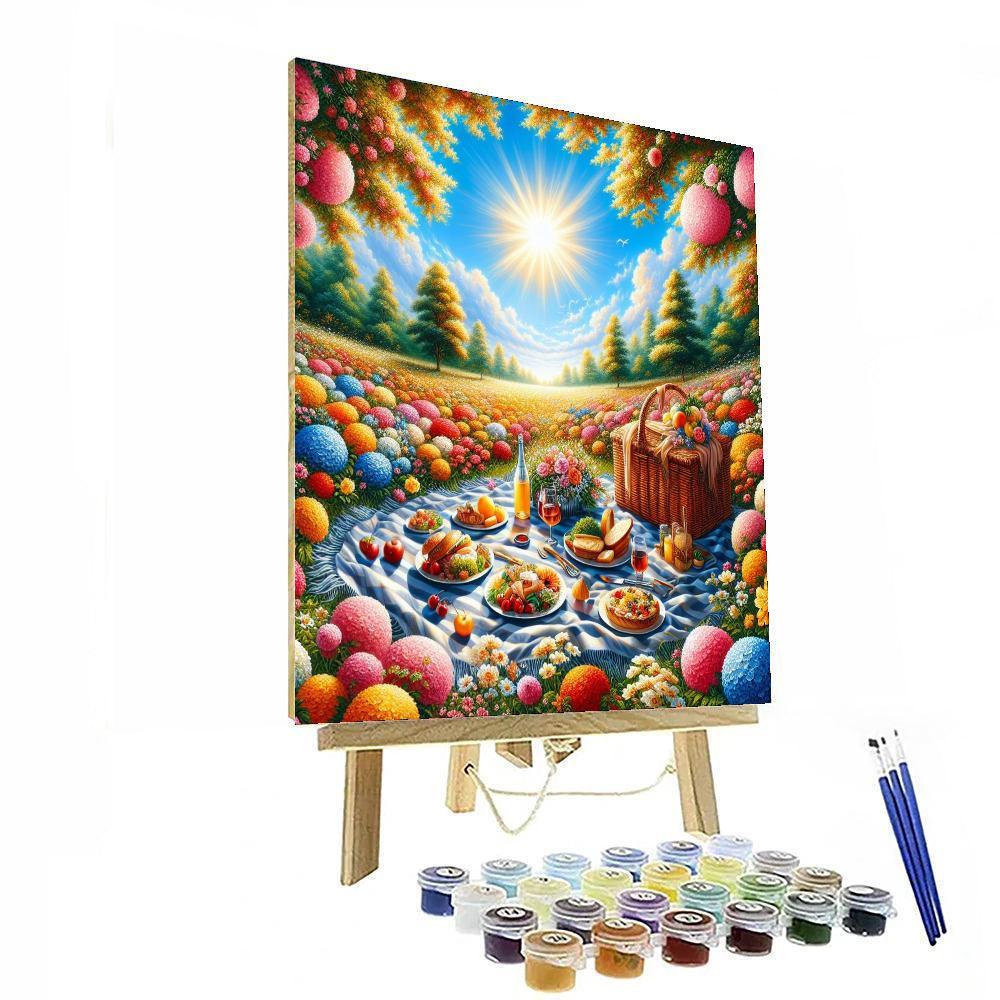 Delightful Picnic In The Park DIY Paint By Numbers