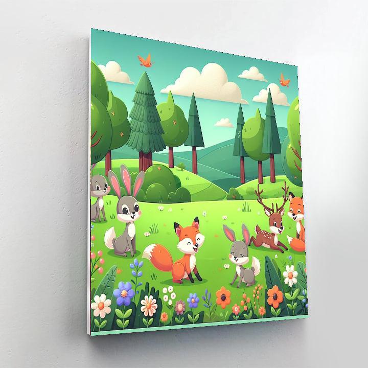 Fantastic Forest Paint By Number