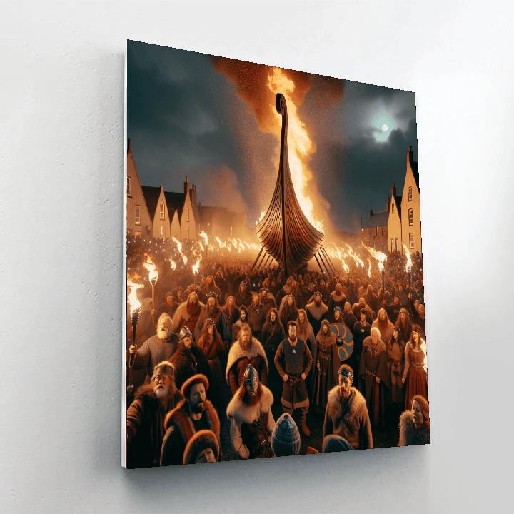 Up Helly Aa - Shetland Numbered Painting Kits