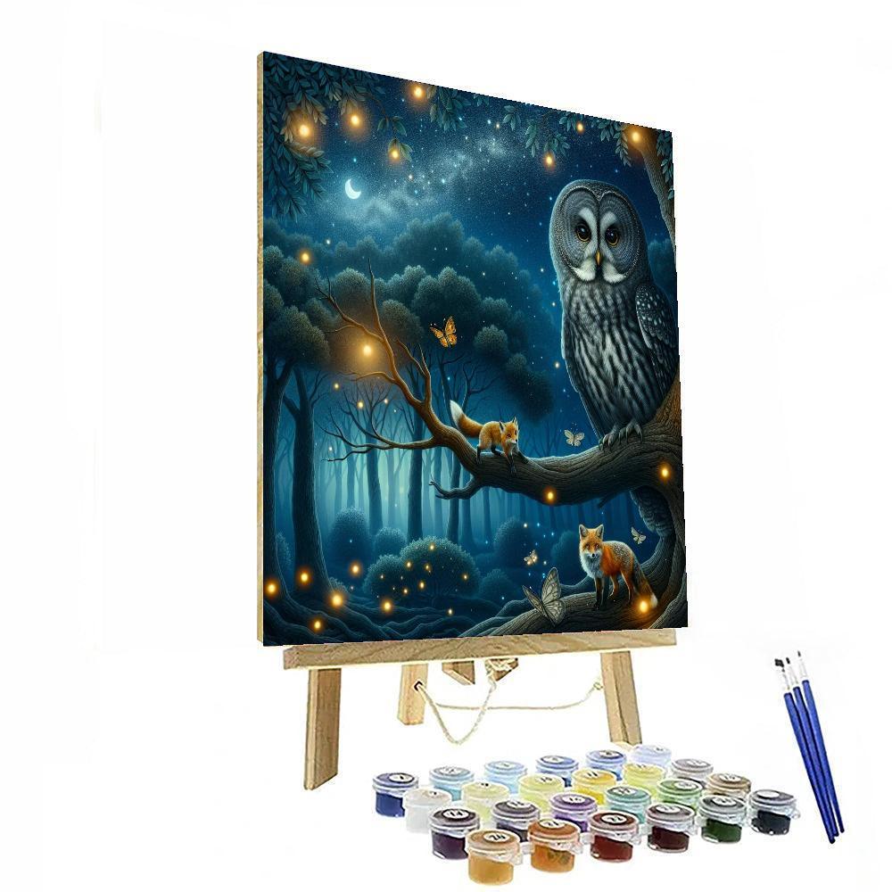 Mystical Creatures Of The Night Paint By Number