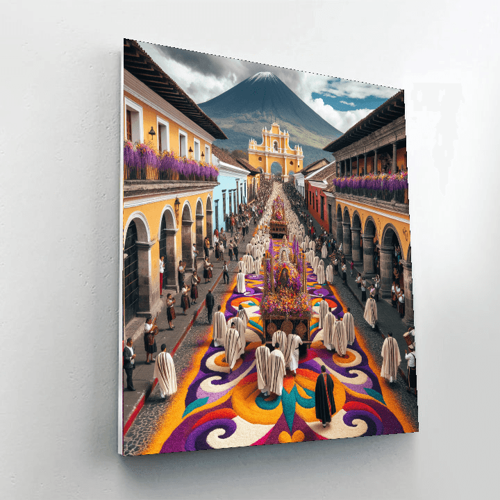Semana Santa In Antigua - Guatemala Paint By Numbers Kits