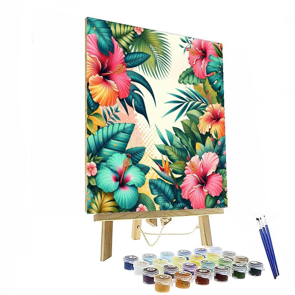 Bohemian Tropical Oasis Paint By Number