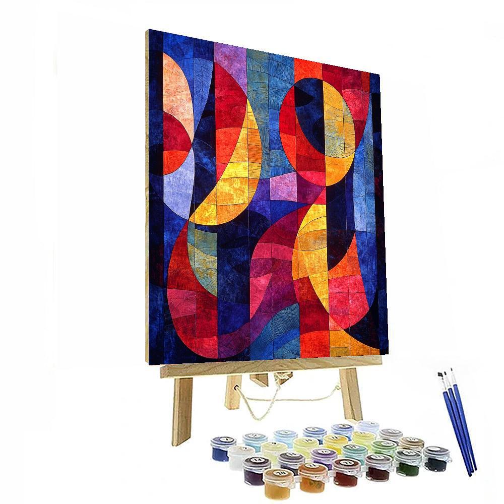 Paul Klee Inspired Rhythms Of Sound  Painting Number Kit