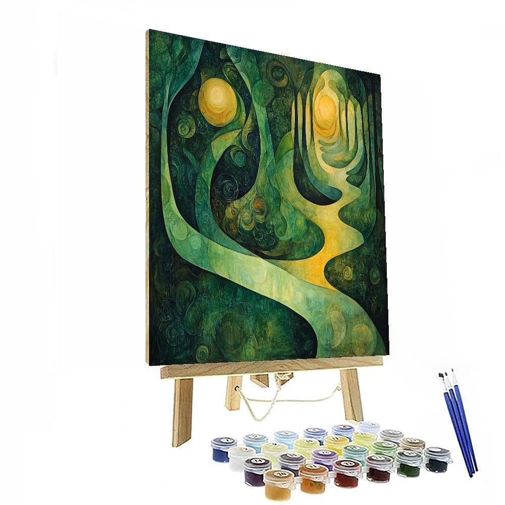 Max Ernst Inspired The Infinite Garden  Painting By Numbers Kit