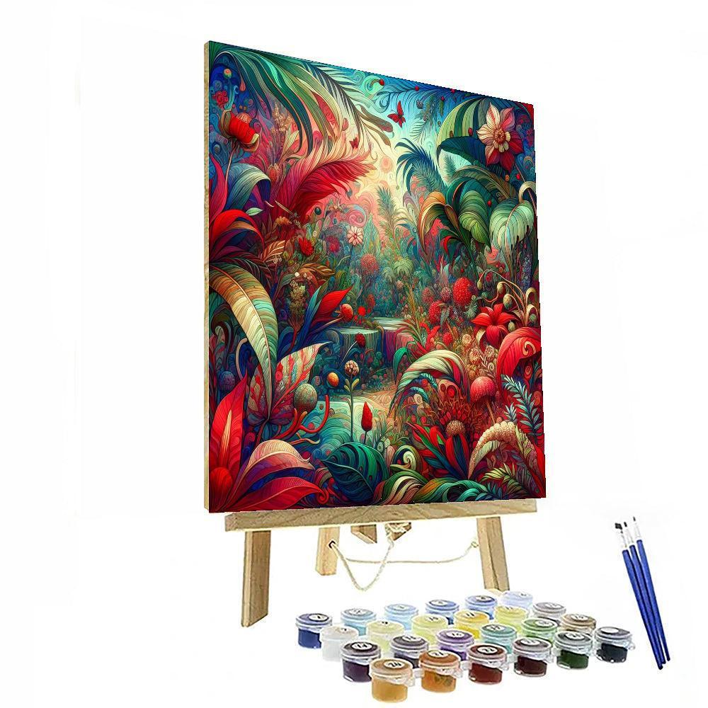 Bohemian Botanical Dream DIY Paint By Numbers