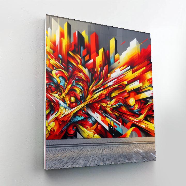 Urban Graffiti Expressions Paint By Numbers Kits