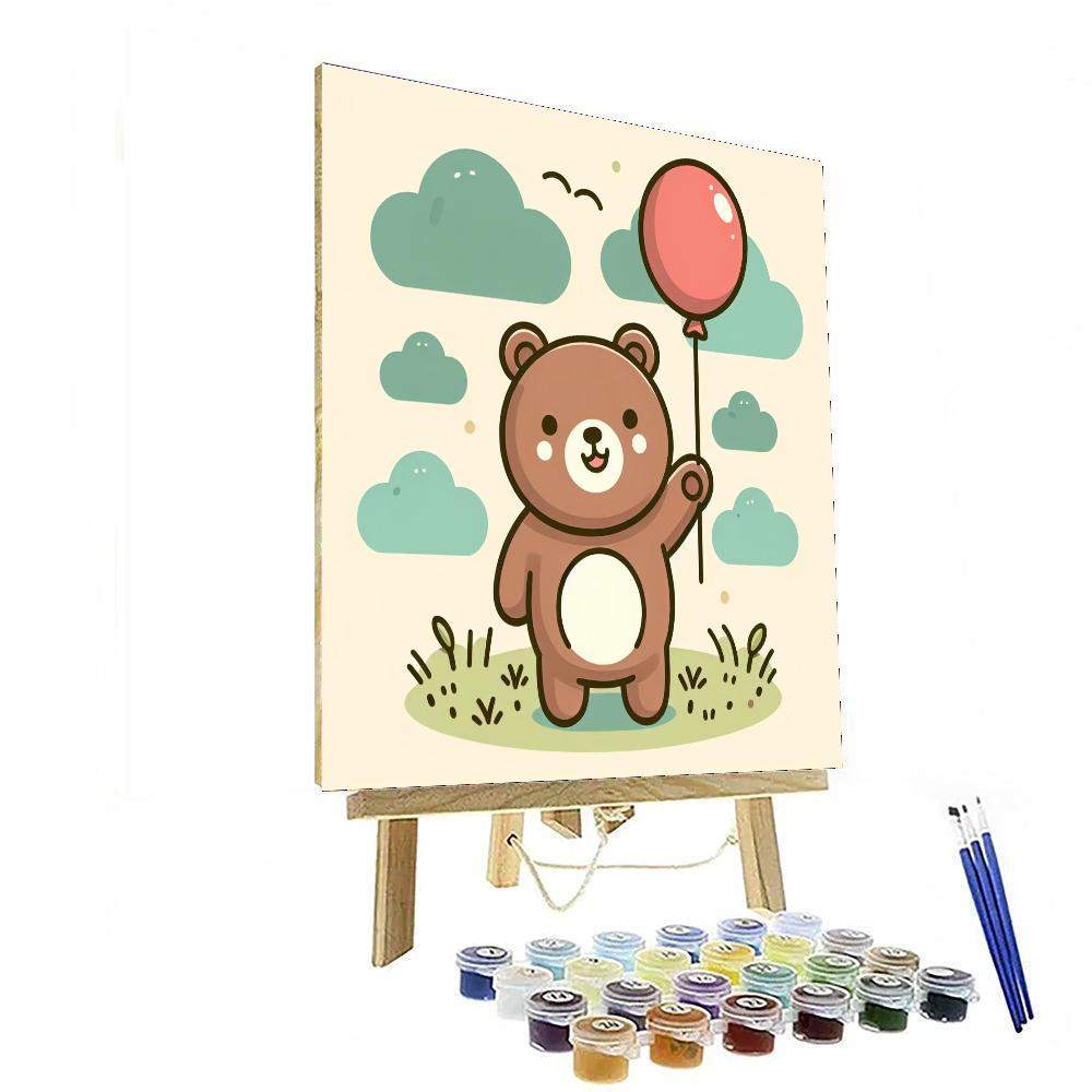 Charming Bear Paint By Color
