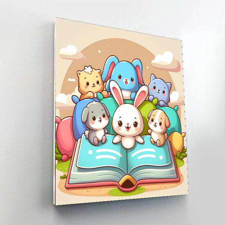 Cuddle Puddle Story Time Paint By Numbers