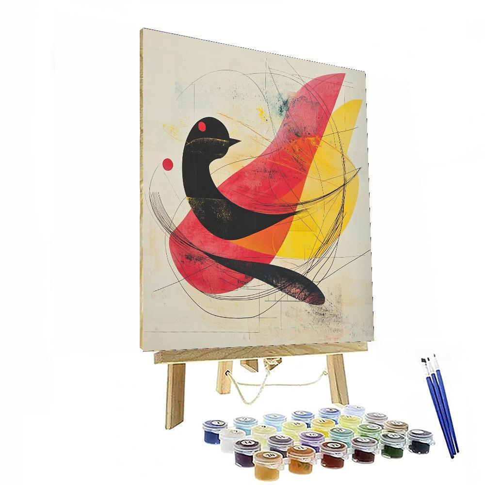 Joan Miró Inspired Organic Symphony  Numbered Painting Kits