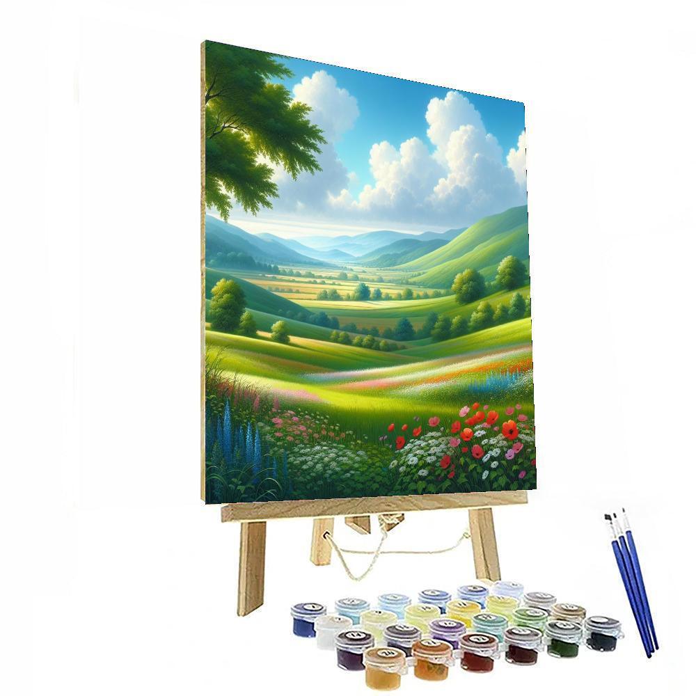 Pastoral Spring Morning Paint By Numbers Art